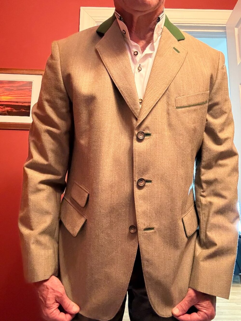 Traditional Austrian Trachten Sport Coat